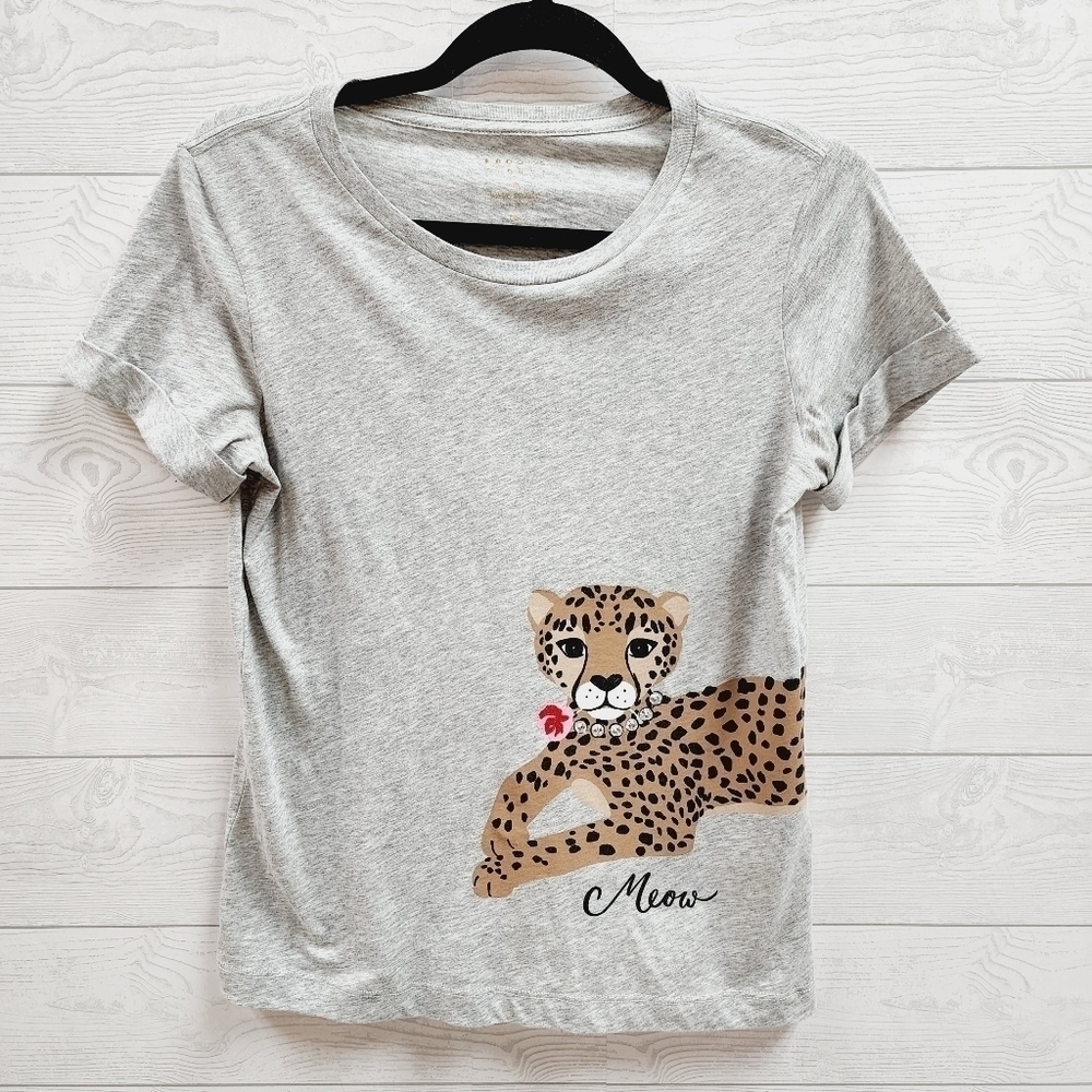 Kate Spade Broom Street Leopard Tee